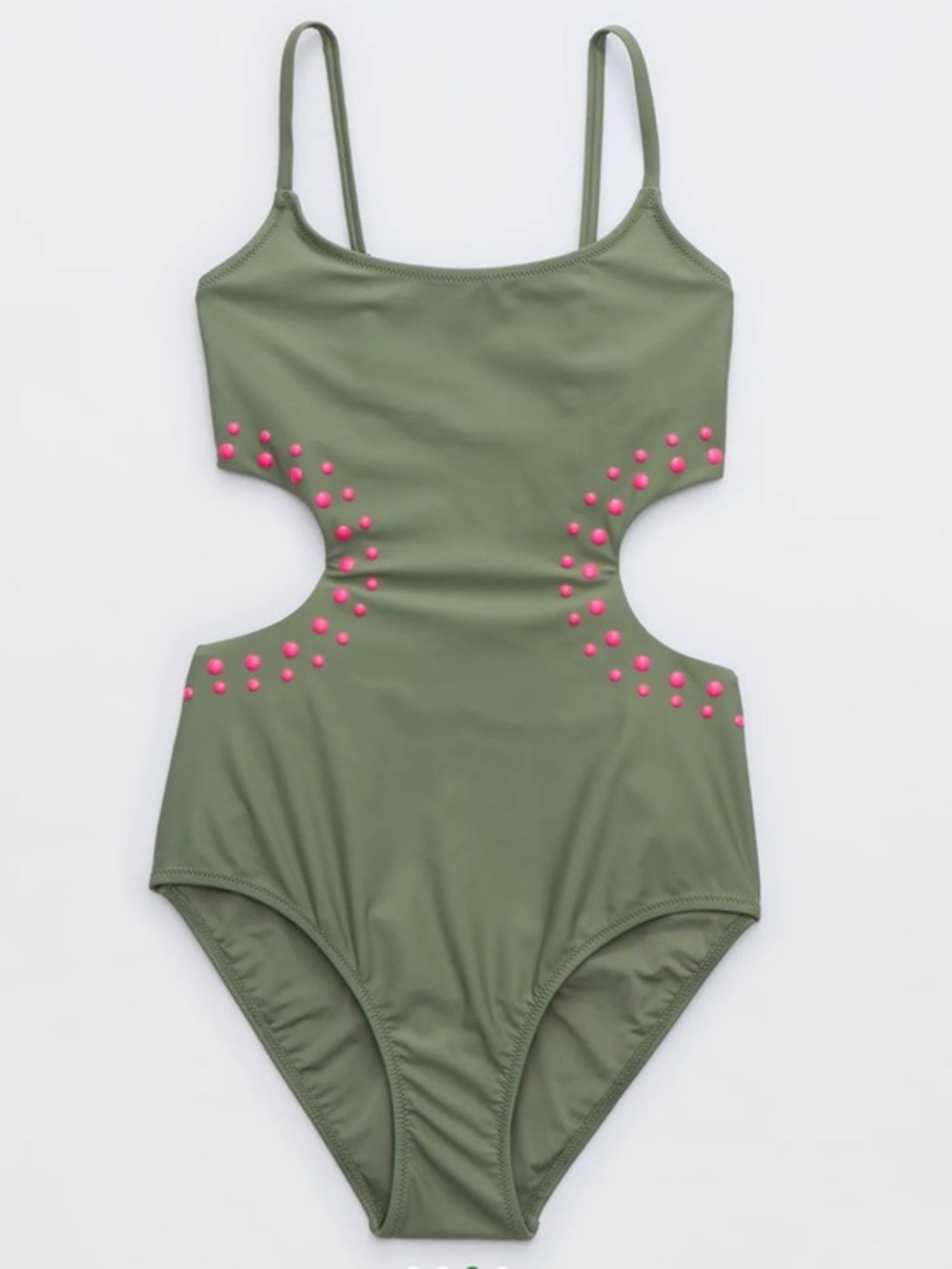 NWT Aerie Cut Out Full Coverage One Piece Swimsuit